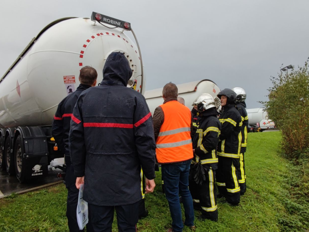 Retour sur un exercice « risque chimique » à notre filiale Les Citerniers Bretons